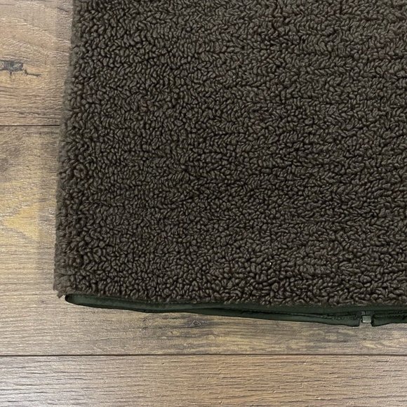 Sundance Catalog Vest Womens Small‎ Brown Sherpa Jacket Zip Pockets Bohemian - Picture 9 of 11